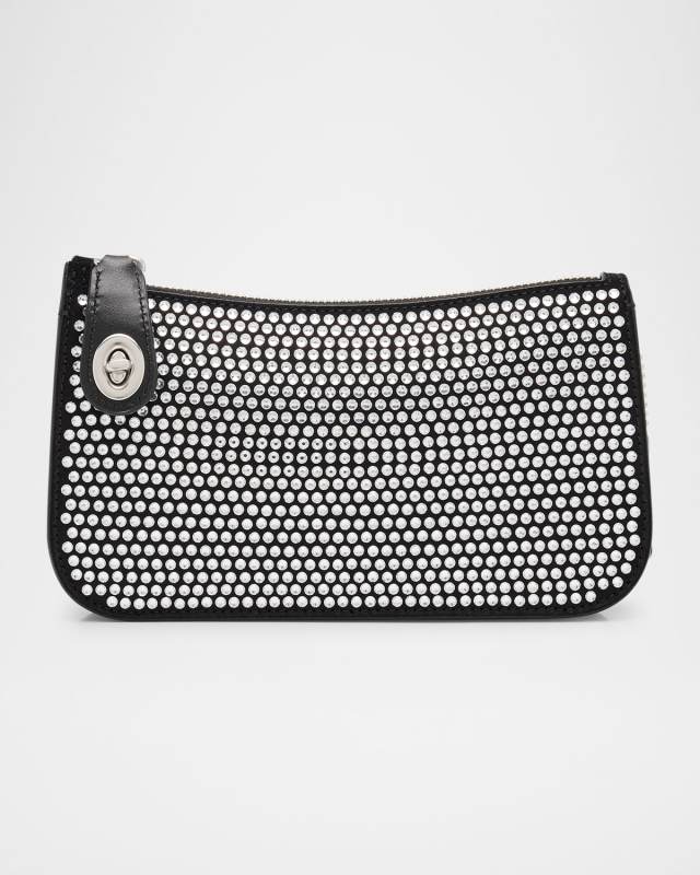 Penn Crystal Zip Shoulder Bag